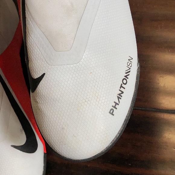 NIKE PHANTOM VSN PRO DF FG Soccer Cleats PURE PLATINUM AO3266-060 Sz 9.5 (EU43) - Picture 11 of 13